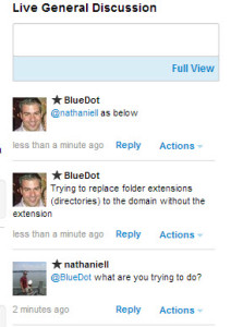  a screen shot of wealthy affiliate live chat