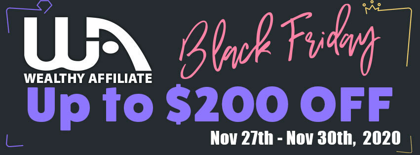 Wealthy Affiliate Black Friday Offer